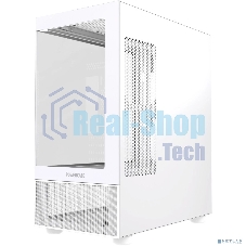 Компьютерный корпус Powercase Vision Micro M2, Tempered Glass, белый, mATX (CVMWM2-L0)