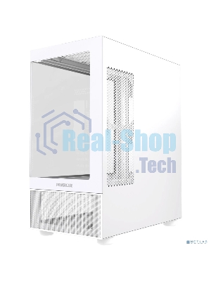 Компьютерный корпус Powercase Vision Micro M2, Tempered Glass, белый, mATX (CVMWM2-L0)