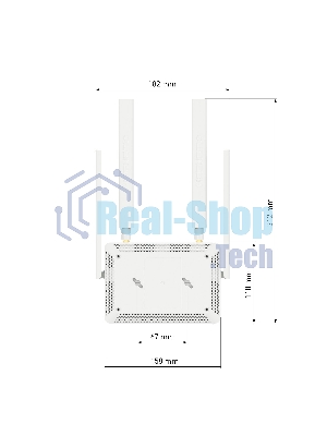 Интернет-центр Keenetic KN-4910 с модемом 4G, Mesh Wi-Fi 5 AC1200 и 4-портовым Smart-коммутатором