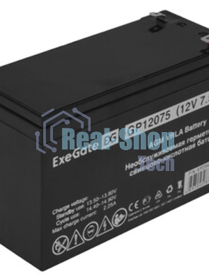Батарея для ИБП ExeGate EP234538RUS GP 12075/EXG1275 (12V 7.5Ah) клеммы F2
