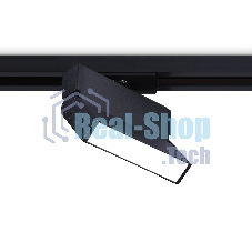 Трековый однофазный светодиодный светильник Ambrella light GL6803 BK черный LED 6W 4200K 115*22*87