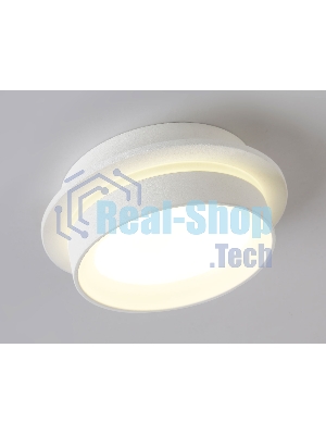 Светильник Ambrella light TN5383 SWH/FR белый песок/белый матовый GX53 IP44 D105*40
