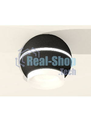 Светильник Ambrella Light XS1102041 SBK/FR черный песок/белый матовый MR16 GU5.3 LED 3W 4200K (C1102, N7165)