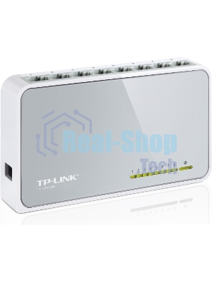 Коммутатор TP-Link SOHO TL-SF1008D Коммутатор 8-port 10/100M mini Desktop Switch, 8 10/100M RJ45 ports, Plastic case