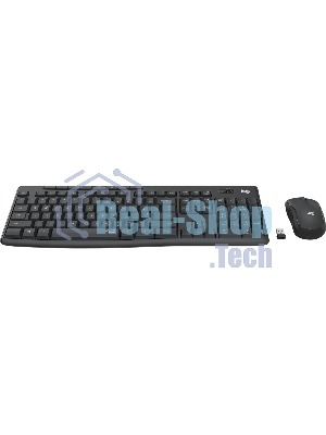 Комплект клавиатура+мышь Logitech MK295 беспроводной, USB, чёрный