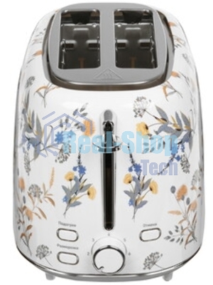 Тостер BRAYER BR2103 белый, 1080 Вт, 2 слота
