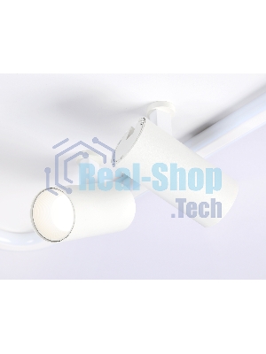 Светильник Ambrella light FL5114/1+2 WH белый 97W 3000K-6400K 480*480*130 (ПДУ ИК)