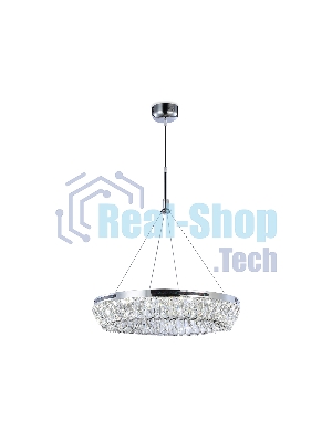 Светильник Ambrella light TR5022 CH/CL хром/прозрачный 3000K/4200K/6400K 47W D500*540 (Без ПДУ)