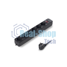 Сетевой фильтр ExeGate EX119393RUS SP-6-3B (6 розеток, 3 м, евровилка, черный)