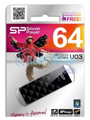 Флешка USB Silicon Power R/W USB 64Gb Ultima U03 SP064Gb,UF2U03V1K USB 2.0, черный