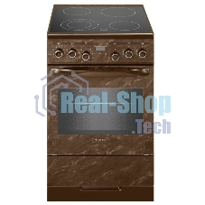 Плита электрическая Gefest ЭП Н Д 5560-03 0054 коричневый, конфорок 4 шт, духовка 55 л, 50 см x 85 см x 58.5 см