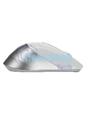 Мышь беспроводная A4Tech Fstyler FG35 серебристый/белый, 2000 dpi, радиоканал, USB, кнопки - 6