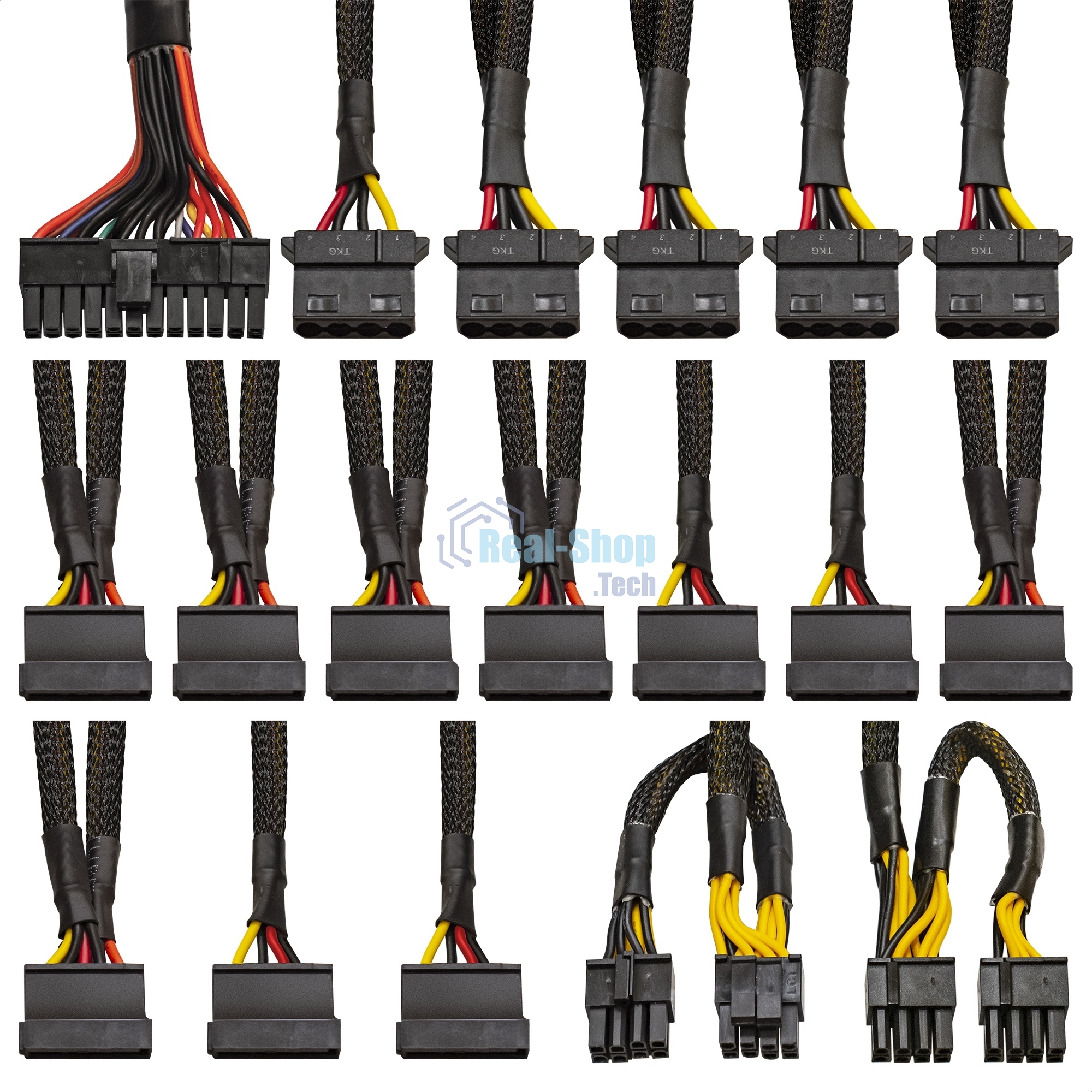 Блок питания серверный 1200W ExeGate ServerPRO-1200ADS (ATX, APFC, КПД 82% (80 PLUS), 2x8см fans, 24pin, 2x(4+