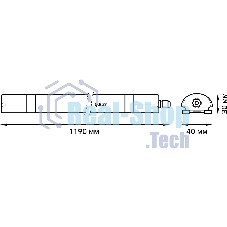 Светильник LED ДСП 36Вт 4000К IP65 линейный мат. (аналог ЛСП 2х36Вт) Gauss 143425236