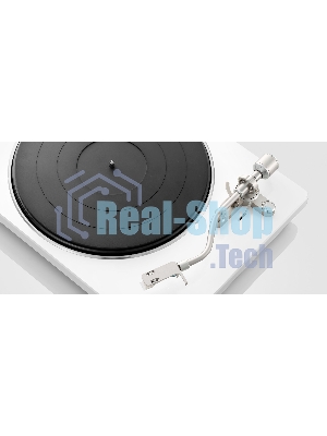 Проигрыватель винила Denon DP-400F, частично автоматический, белый