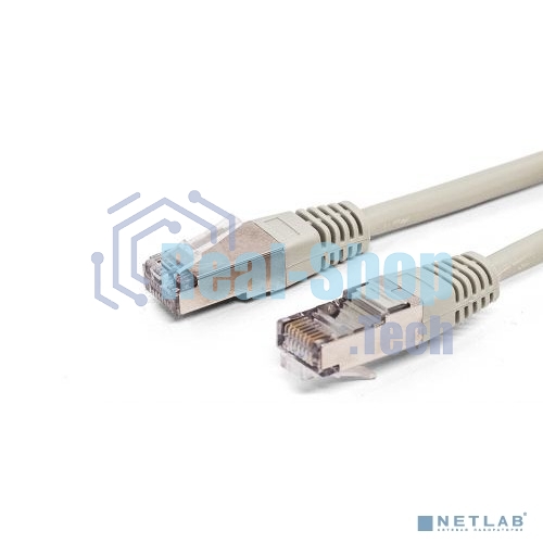 Кабель патч-корд Filum FL-F5-0.25M F/UTP 5e cat. 0.25м,, 26AWG(7x0.16 мм), омедненный алюминий (CCA), PVC, серый