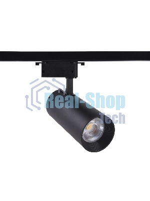 Трековый однофазный светодиодный светильник Ambrella light GL5859 BK черный LED 20W 4200K 24°