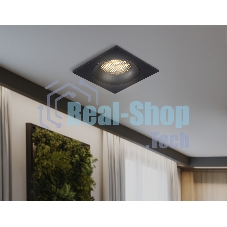 Светильник встраиваемый Ambrella light TN102729 BK черный GU5.3 92*92*23