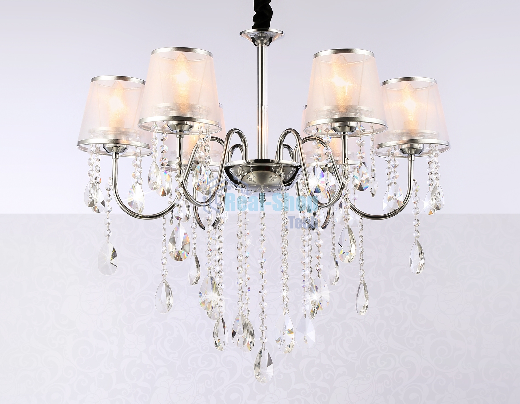 Светильник Ambrella light TR4588/6 CH/SL хром/серебро E14/6 max 40W D660*570