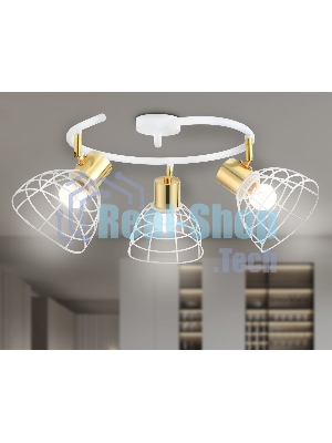 Светильник Ambrella light TR8605/3 WH/GD белый/золото E27*3 max 40W D325*230