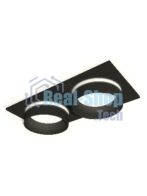 Комплект встраиваемого светильника Ambrella light XC6526061 SBK/FR черный песок/белый матовый MR16 GU5.3 (C6526, N6229)