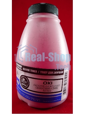 Тонер OKI C610/C810/C821/C822/C830/C5850/C5950/MC560 Magenta (фл., 135г) B&W Premium (Tomoegawa) - фас.России