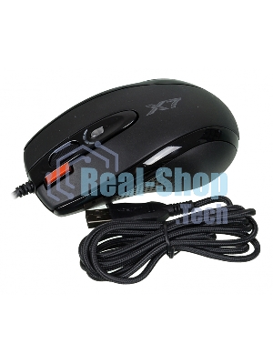 Мышь проводная A4Tech XL-750BK черный, 3600 dpi, USB, кнопки - 7