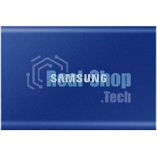 Внешний SSD Samsung T7, 2TB, USB 3.2 Gen 2 Type-C, R/W 1050/1000, синий