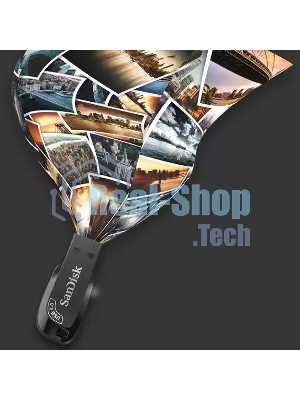 Флешка USB Sandisk 64Gb Shift Ultra SDCZ410-064G-G46 USB3.0 черный