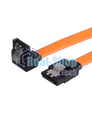 Кабель а/в GoPower Длина 0.5 м Разъемы SATA (m)-SATA (m) черный/оранжевый
