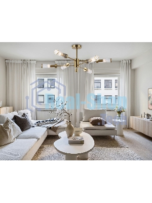 Люстра Ambrella light LH55161/6 BS/CL латунь/прозрачный E14/6 max 40W D830*330