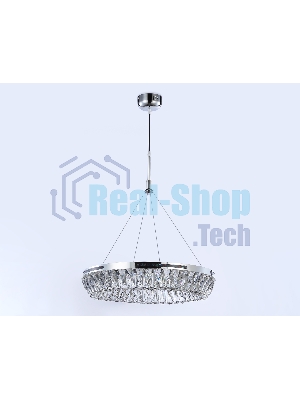 Светильник Ambrella light TR5022 CH/CL хром/прозрачный 3000K/4200K/6400K 47W D500*540 (Без ПДУ)