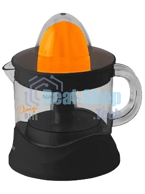 Соковыжималка Scarlett SC-JE50C09 черный/оранжевый, цитрусовая, 25 Вт, 700 мл, механическое