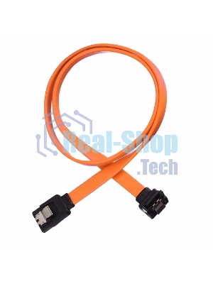 Кабель а/в GoPower Длина 0.5 м Разъемы SATA (m)-SATA (m) черный/оранжевый