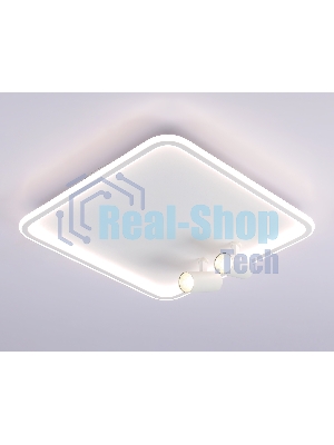 Светильник Ambrella light FL5114/1+2 WH белый 97W 3000K-6400K 480*480*130 (ПДУ ИК)