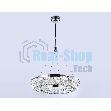 Светильник Ambrella light TR5022 CH/CL хром/прозрачный 3000K/4200K/6400K 47W D500*540 (Без ПДУ)