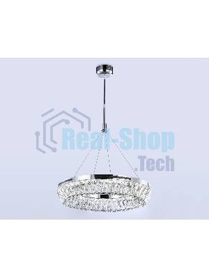 Светильник Ambrella light TR5022 CH/CL хром/прозрачный 3000K/4200K/6400K 47W D500*540 (Без ПДУ)