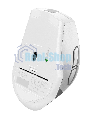 Мышь беспроводная A4Tech Fstyler FG35 серебристый/белый, 2000 dpi, радиоканал, USB, кнопки - 6
