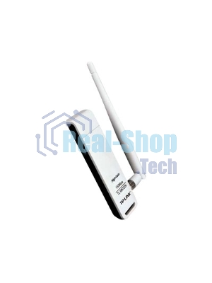 Адаптер TP-Link SOHO TL-WN722N 150Mbps High Gain Wireless N USB Adapter with Cradle, 1T1R, 2.4GHz, 802.11n/g/b, 1 detachable antenna