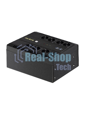Источник бесперебойного питания ExeGate NEO NNB-1000.LED.AVR.8SH.CH 1000VA/650W, LED, AVR, 8*Schuko, 4*USB-порта для зарядки, черный