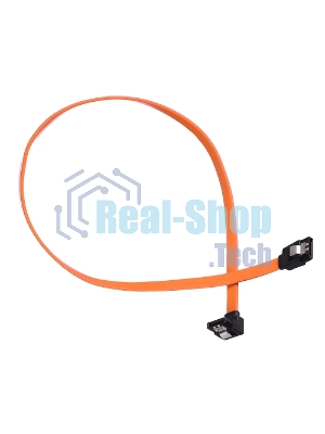 Кабель а/в GoPower Длина 0.5 м Разъемы SATA (m)-SATA (m) черный/оранжевый