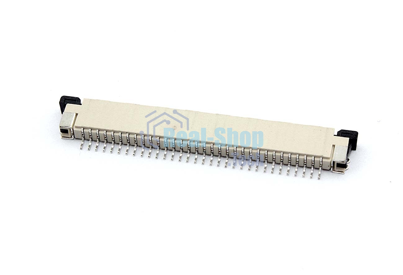 Разъем FPC Half Coverage Top Contact 1.0K-BS-32PWB 32 pin высота 2мм шаг 1мм