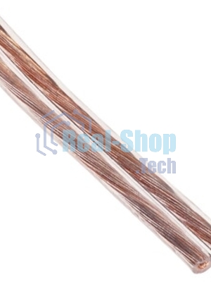 Акустический кабель Cablexpert CC-TC2x1,0-10M, прозрачный, 10 м, бухта
