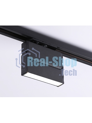 Трековый однофазный светодиодный светильник Ambrella light GL6803 BK черный LED 6W 4200K 115*22*87