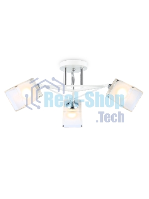 Светильник Ambrella light TR303071/3 WH/CH/FR белый/хром/белый матовый E27/3 max 40W D560*250