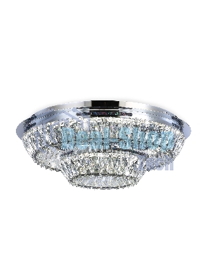 Светильник Ambrella light TR5029 CH/CL хром/прозрачный 3000K/4200K/6400K 81W D600*207 (Без ПДУ)
