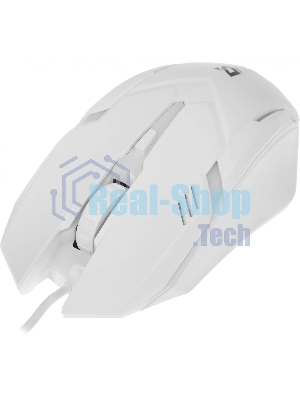 Мышь проводная Defender Cyber MB-560L белый, 1200 dpi, USB, кнопки - 3