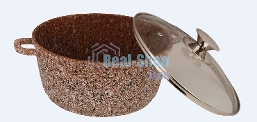 Кастрюля Kelli KL-4018-24 5,5 л ОБЪЕМ 5,5 л из высокопрочного алюминия с гранитным покрытием, с индукционным дном. Силиконовые накладки для ручек съемные. Стеклянная крышка с паровыпуском. Пригодна для всех видов плит, в том числе индукционных