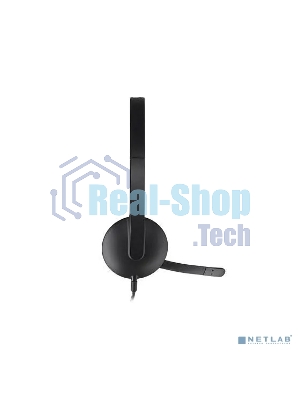 Гарнитура Logitech H340 чёрный, проводная, USB