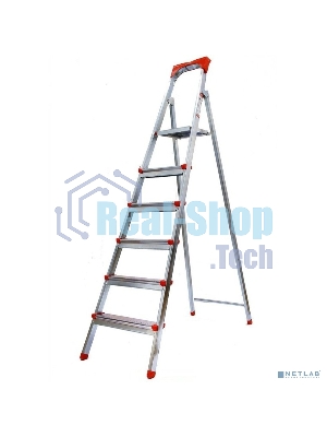 Стремянка FIT 65334стальная 6 ступеней вес 9.1кг